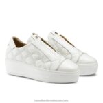 ⁦حذاء رياضي بدون أربطة 8840R14 أبيض نحيف Russell And Bromley⁩ - الصورة ⁦2⁩