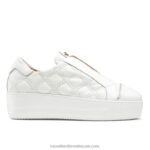 حذاء رياضي بدون أربطة 8840R14 أبيض نحيف Russell And Bromley