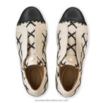 ⁦حذاء رياضي بدون أربطة 8840R29 اللون البيج نحيف Russell And Bromley⁩ - الصورة ⁦3⁩