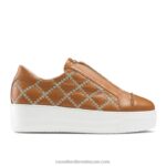 حذاء رياضي بدون أربطة 8840R30 تان نحيف Russell And Bromley
