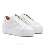 ⁦حذاء رياضي بدون أربطة 8840R44 أبيض نحيف Russell And Bromley⁩ - الصورة ⁦2⁩