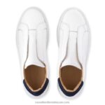 ⁦حذاء رياضي بدون أربطة دريم 8840R47 أبيض نحيف Russell And Bromley⁩ - الصورة ⁦3⁩