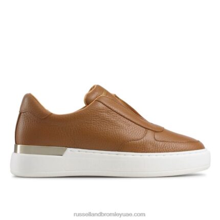 حذاء رياضي بدون أربطة ذهب راش 8840R36 تان نحيف Russell And Bromley