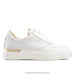 حذاء رياضي بدون أربطة ذهب راش 8840R43 أبيض نحيف Russell And Bromley