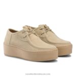 ⁦حذاء رياضي بدون كعب برباط على شكل صبار 8840R82 بني نحيف Russell And Bromley⁩ - الصورة ⁦2⁩