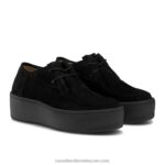 ⁦حذاء رياضي بدون كعب برباط على شكل صبار 8840R80 أسود نحيف Russell And Bromley⁩ - الصورة ⁦2⁩