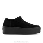 حذاء رياضي بدون كعب برباط على شكل صبار 8840R80 أسود نحيف Russell And Bromley