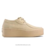 حذاء رياضي بدون كعب برباط على شكل صبار 8840R82 بني نحيف Russell And Bromley