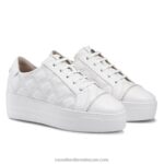⁦حذاء رياضي برباط 8840R74 أبيض نحيف Russell And Bromley⁩ - الصورة ⁦2⁩