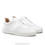 ⁦حذاء رياضي برقبة دائرية من أكسفورد 8840R472 أبيض رجال Russell And Bromley⁩ - الصورة ⁦2⁩
