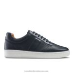 حذاء رياضي برقبة دائرية من أكسفورد 8840R466 القوات البحرية رجال Russell And Bromley