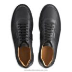 ⁦حذاء رياضي برقبة دائرية من أكسفورد 8840R468 أسود رجال Russell And Bromley⁩ - الصورة ⁦3⁩