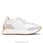 حذاء رياضي بنعل متوهج الساعة الرملية 8840R66 أبيض نحيف Russell And Bromley