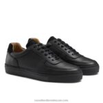 ⁦حذاء رياضي خارجي برباط 8840R443 أسود رجال Russell And Bromley⁩ - الصورة ⁦2⁩