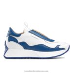 حذاء رياضي خالٍ من الدانتيل 8840R8 أبيض نحيف Russell And Bromley