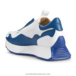 ⁦حذاء رياضي خالٍ من الدانتيل 8840R8 أبيض نحيف Russell And Bromley⁩ - الصورة ⁦4⁩