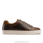 حذاء رياضي دربي برباط 8840R453 بني رجال Russell And Bromley