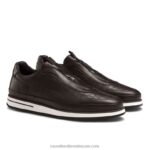 ⁦حذاء رياضي سان جوستو أكسفورد بدون أربطة 8840R432 بني رجال Russell And Bromley⁩ - الصورة ⁦2⁩