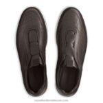 ⁦حذاء رياضي سان جوستو أكسفورد بدون أربطة 8840R432 بني رجال Russell And Bromley⁩ - الصورة ⁦3⁩