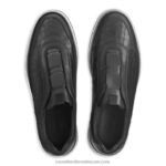 ⁦حذاء رياضي سان جوستو أكسفورد بدون أربطة 8840R431 أسود رجال Russell And Bromley⁩ - الصورة ⁦3⁩