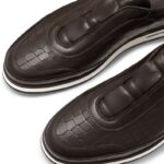 ⁦حذاء رياضي سان جوستو أكسفورد بدون أربطة 8840R432 بني رجال Russell And Bromley⁩ - الصورة ⁦4⁩