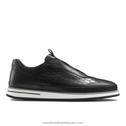 حذاء رياضي سان جوستو أكسفورد بدون أربطة 8840R431 أسود رجال Russell And Bromley