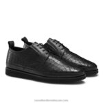 ⁦حذاء رياضي سان كارلو ديربي من الدانتيل الهجين 8840R475 أسود رجال Russell And Bromley⁩ - الصورة ⁦2⁩