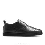 حذاء رياضي سان كارلو ديربي من الدانتيل الهجين 8840R475 أسود رجال Russell And Bromley