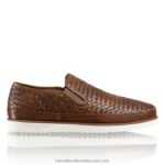 حذاء رياضي سان مارينو 8840R436 بني رجال Russell And Bromley