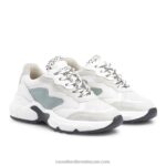 ⁦حذاء رياضي صافرة عداء أبي 8840R58 أبيض نحيف Russell And Bromley⁩ - الصورة ⁦2⁩