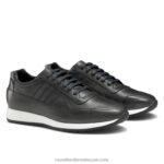 ⁦حذاء رياضي فاخر برباط من وقت التشغيل 8840R465 رمادي رجال Russell And Bromley⁩ - الصورة ⁦2⁩