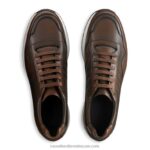 ⁦حذاء رياضي فاخر برباط من وقت التشغيل 8840R464 بني رجال Russell And Bromley⁩ - الصورة ⁦3⁩