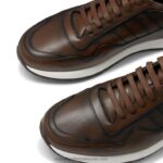 ⁦حذاء رياضي فاخر برباط من وقت التشغيل 8840R464 بني رجال Russell And Bromley⁩ - الصورة ⁦4⁩