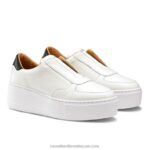 ⁦حذاء رياضي فلاتفورم بارك أفي 8840R33 أبيض نحيف Russell And Bromley⁩ - الصورة ⁦2⁩