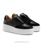 ⁦حذاء رياضي فلاتفورم بارك أفي 8840R37 أسود نحيف Russell And Bromley⁩ - الصورة ⁦2⁩