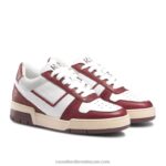 ⁦حذاء رياضي مثقوب في الدوري 8840R71 أحمر نحيف Russell And Bromley⁩ - الصورة ⁦2⁩