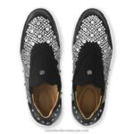⁦حذاء رياضي مزين بدون أربطة 8840R13 أسود نحيف Russell And Bromley⁩ - الصورة ⁦3⁩