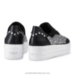 ⁦حذاء رياضي مزين بدون أربطة 8840R13 أسود نحيف Russell And Bromley⁩ - الصورة ⁦4⁩