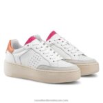 ⁦حذاء رياضي منخفض الارتفاع 8840R63 أبيض نحيف Russell And Bromley⁩ - الصورة ⁦2⁩