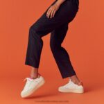 ⁦حذاء رياضي منخفض الارتفاع 8840R63 أبيض نحيف Russell And Bromley⁩ - الصورة ⁦4⁩