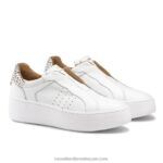 ⁦حذاء رياضي sotto laceless 8840R25 أبيض نحيف Russell And Bromley⁩ - الصورة ⁦2⁩