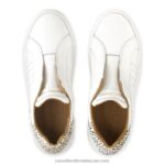 ⁦حذاء رياضي sotto laceless 8840R25 أبيض نحيف Russell And Bromley⁩ - الصورة ⁦3⁩
