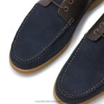 ⁦حذاء سطح السفينة بريميوم ميدواي 8840R485 أزرق رجال Russell And Bromley⁩ - الصورة ⁦4⁩