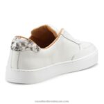 ⁦حذاء سنيكرز الخامس بدون أربطة 8840R34 أبيض نحيف Russell And Bromley⁩ - الصورة ⁦4⁩