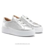 ⁦حذاء سيريوس فلاتفورم 8840R41 فضة نحيف Russell And Bromley⁩ - الصورة ⁦2⁩
