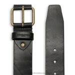 ⁦حزام الجينز عارضة 8840R644 أسود رجال Russell And Bromley⁩ - الصورة ⁦2⁩