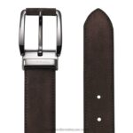 ⁦حزام برلنغتون من جلد الغزال 8840R659 بني رجال Russell And Bromley⁩ - الصورة ⁦2⁩