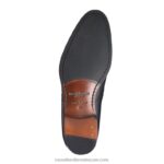 ⁦حزام راهب بإبزيم واحد من الجميز 8840R605 أسود رجال Russell And Bromley⁩ - الصورة ⁦4⁩