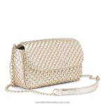 ⁦حقيبة كتف ليبرتي منسوجة 8840R734 ذهبRussell And Bromley⁩ - الصورة ⁦2⁩
