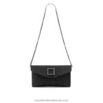 ⁦حقيبة كلاتش بإبزيم منمق على شكل قصة خيالية 8840R770 أسودRussell And Bromley⁩ - الصورة ⁦3⁩